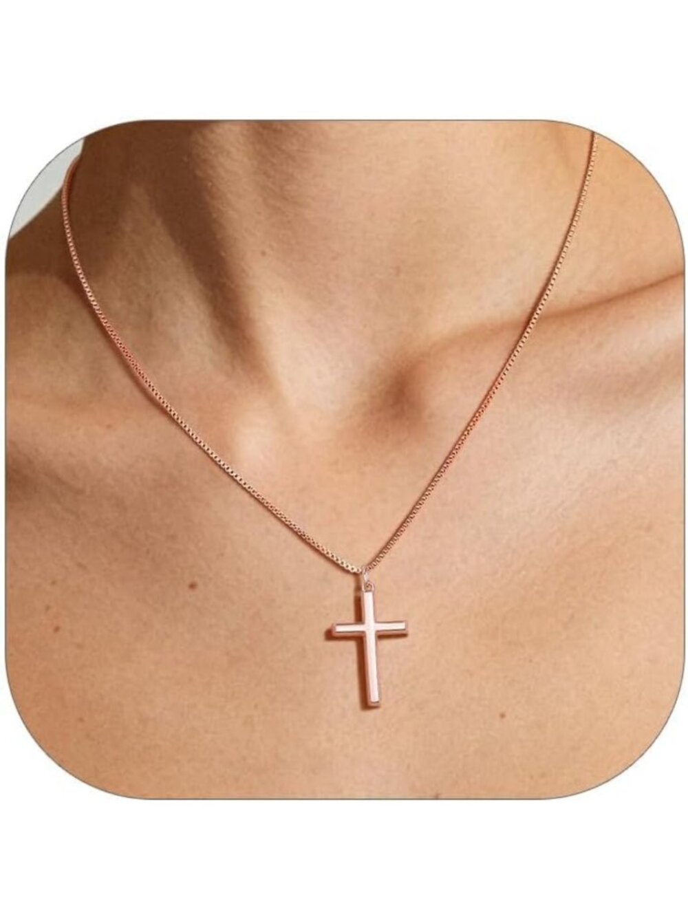 Elegant Cross Necklace for Women 18"-20" | Perfect Gift for Faith & Fashion